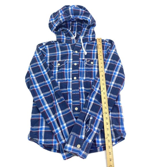 Hollister Mens Button Up Hoodie Shirt - Picture 5 of 5